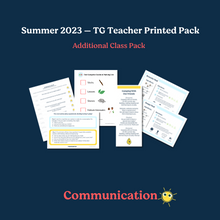 Load image into Gallery viewer, For Teachers: Summer 2023 - Additional Class Printed Materials Pack
